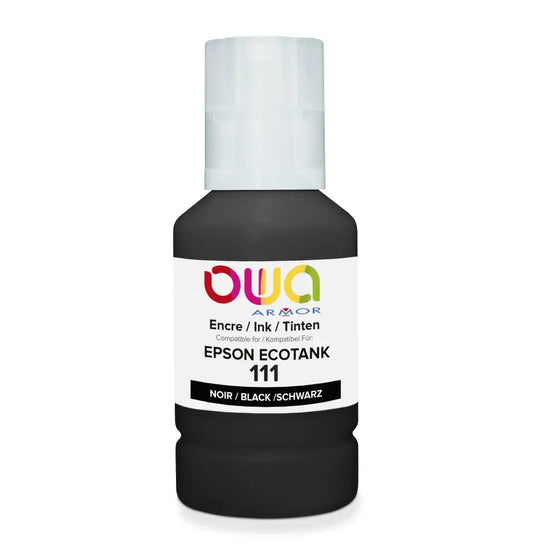 EPSON 111 - bouteille d’encre compatible - Noir - Jet remanufacturé OWA