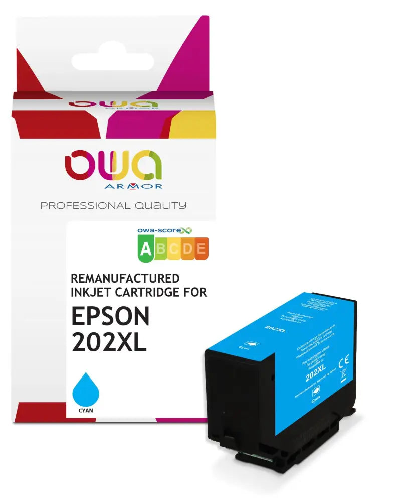 EPSON 202XL KIWI - Cartouche compatible - Cyan - Jet d’encre remanufacturé OWA