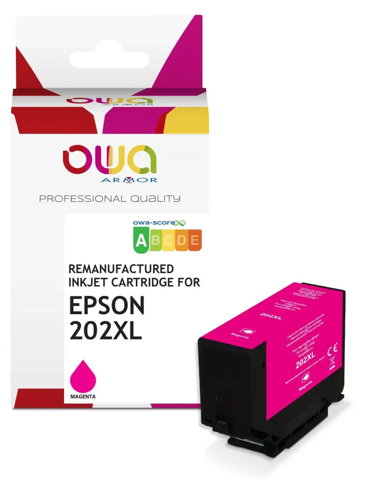 EPSON 202XL KIWI - Cartouche compatible - Magenta - Jet d’encre remanufacturé OWA