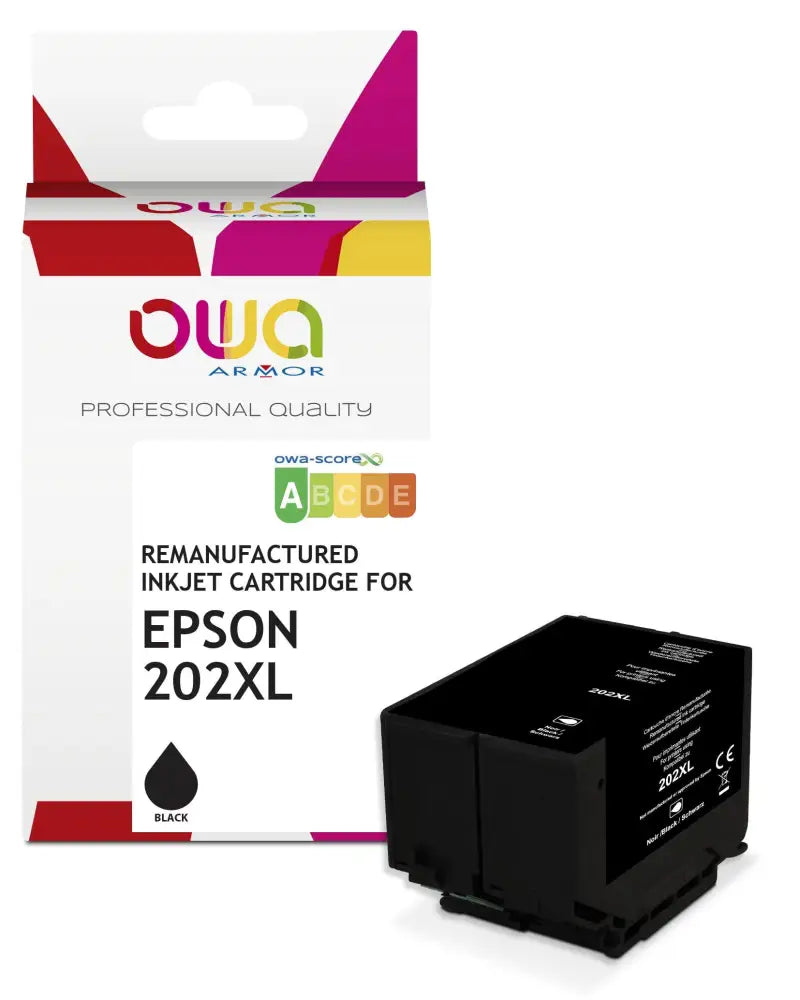 EPSON 202XL KIWI - Cartouche compatible - Noir - Jet d’encre remanufacturé OWA