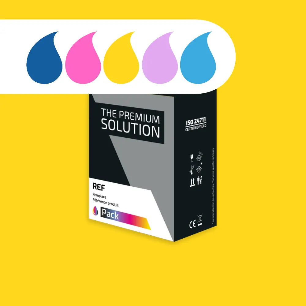 Epson 202XL Kiwi, Cartouche Pack 5 couleurs compatible - Jet d’encre The Premium Solution