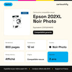 Epson 202XL Cartouche Photo Noir compatible équivalent à C13T02H14010 · Switch : caractéristiques