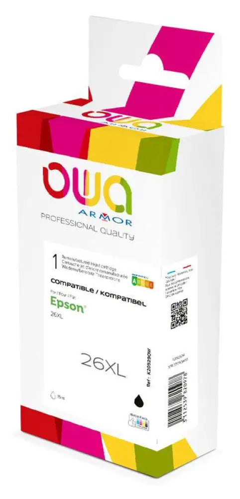 EPSON 26XL - Cartouche compatible - haute capacité - Noir - Jet d’encre remanufacturé OWA