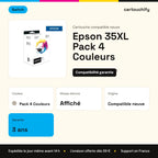 Epson 35XL Cartouche Pack 4 Couleurs compatible équivalent à C13T35964010 · Switch : caractéristiques