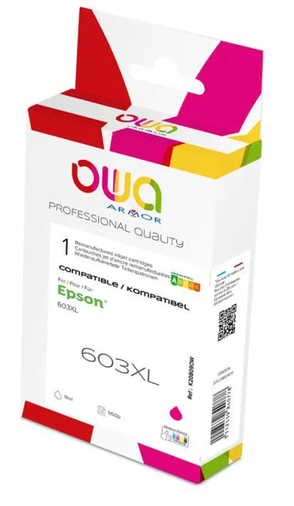 EPSON 603XL - Cartouche compatible - haute capacité - Magenta - Jet d’encre remanufacturé OWA
