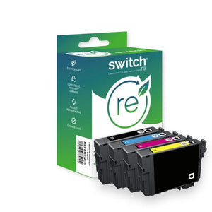 Epson 603XL Cartouche Pack 4 Couleurs compatible équivalent à C13T03A64010 · Switch