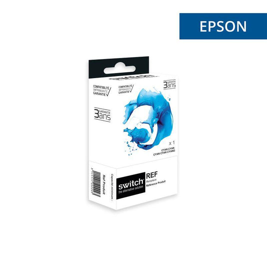 Cartouche Switch pour Epson 604XL C13T10H24010 - Ananas Cyan - Cartouchify