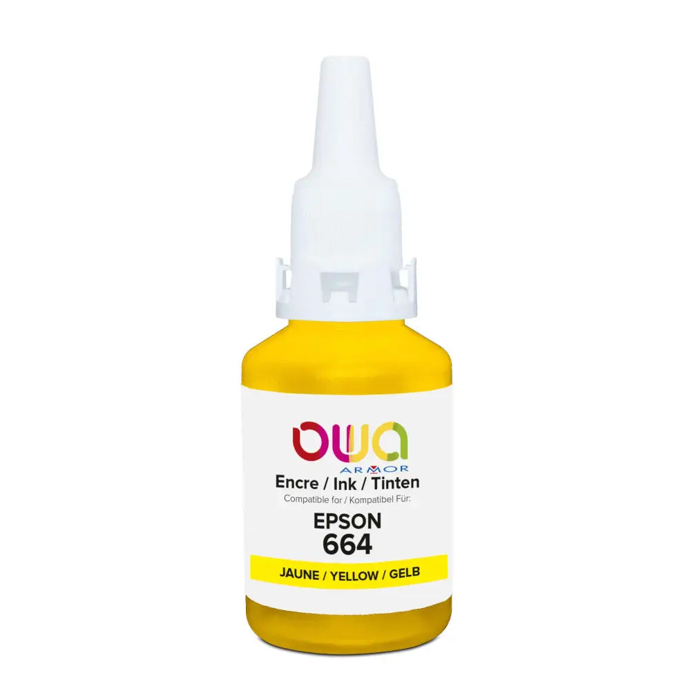 EPSON 664 - bouteille d’encre compatible - Jaune - Jet remanufacturé OWA