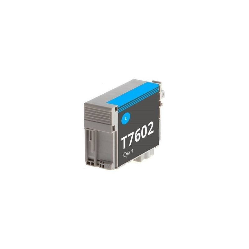 Epson 7602 C13T76024010 / T7602, Cartouche Cyan compatible - The Premium Solution