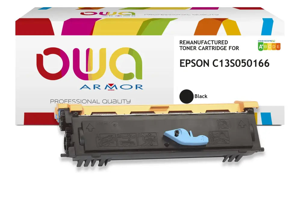 EPSON C13S050166 - Cartouche laser compatible - haute capacité - Noir - Toner remanufacturé OWA