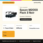 Epson M2000 Toner Pack 3 Noir compatible équivalent à C13S050435 : caractéristiques