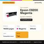 Epson C9200 Toner Magenta compatible équivalent à C13S050475 : caractéristiques
