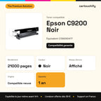 Epson C9200 Toner Noir compatible équivalent à C13S050477 : caractéristiques