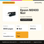 Epson M2400 Toner Noir compatible équivalent à C13S050584 : caractéristiques