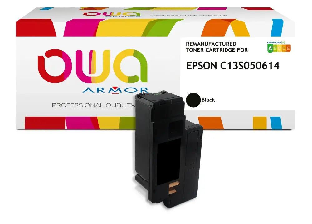EPSON C13S050614 - Cartouche laser compatible - haute capacité - Noir - Toner remanufacturé OWA