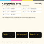 Imprimantes compatibles avec Epson C2900 Toner Pack 4 Couleurs compatible équivalent à C13S050630, C13S050629, C13S050628