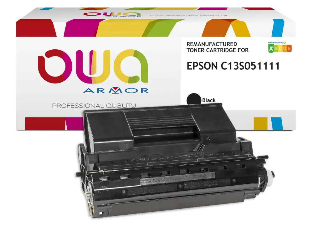 EPSON C13S051111 - Cartouche laser compatible - Noir - Toner remanufacturé OWA