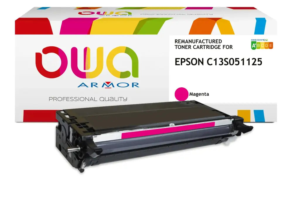 EPSON C13S051125 - Cartouche laser compatible - haute capacité - Magenta - Toner remanufacturé OWA