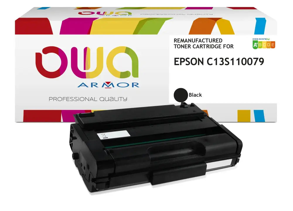 EPSON C13S110079 - Cartouche laser compatible - haute capacité - Noir - Toner remanufacturé OWA