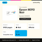 Epson M310 Toner Noir compatible équivalent à C13S110079 · Switch : caractéristiques