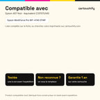 Imprimantes compatibles avec Epson 407 Cartouche Noir compatible équivalent à C13T07U140