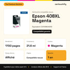 Epson 408XL Cartouche Magenta compatible équivalent à C13T09K34010 : caractéristiques