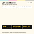 Imprimantes compatibles avec Epson T11N Cartouche Cyan compatible équivalent à C13T11N240