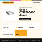 Epson C13T596400 Cartouche Jaune compatible : caractéristiques