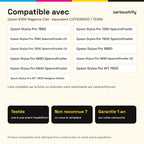 Imprimantes compatibles avec Epson 6366 Cartouche Light Magenta compatible équivalent à C13T636600, T6366