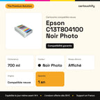 Epson C13T804100 Cartouche Noir photo compatible : caractéristiques