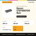 Epson C13T890100 Cartouche Noir compatible : caractéristiques