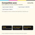 Imprimantes compatibles avec Epson C2800 Toner Pack 4 Couleurs compatible équivalent à C13S051161, C13S051160, C13S051159 · Switch