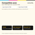 Imprimantes compatibles avec Epson T6036 Cartouche Magenta Clair compatible équivalent à 7880, 9880