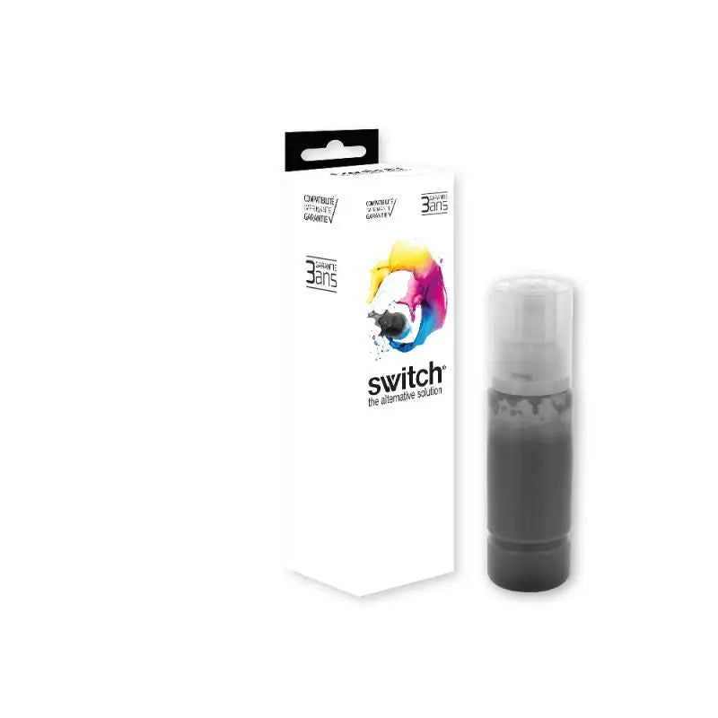Epson 6641 Bouteille encre Noir remanufacturé équivalent à C13T66414A T6641 · Switch