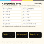 Imprimantes compatibles avec Epson ERC30/ERC34/ERC38 Ruban Noir compatible équivalent à ERC 30, ERC34, ERC38 Pressing