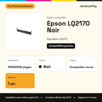 Epson LQ2170 Ruban Noir compatible : caractéristiques