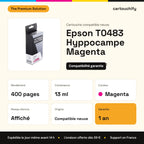 Epson T0483 Hyppocampe Cartouche Magenta compatible équivalent à C13T04834010 : caractéristiques