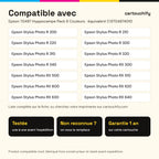 Imprimantes compatibles avec Epson T0487 Hyppocampe Cartouche Pack 6 Couleurs compatible équivalent à C13T04874010