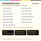 Imprimantes compatibles avec Epson T0612 Nounours Cartouche Cyan compatible équivalent à C13T06124010 · Switch