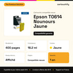 Epson T0614 Nounours Cartouche Jaune compatible équivalent à C13T06144010 : caractéristiques