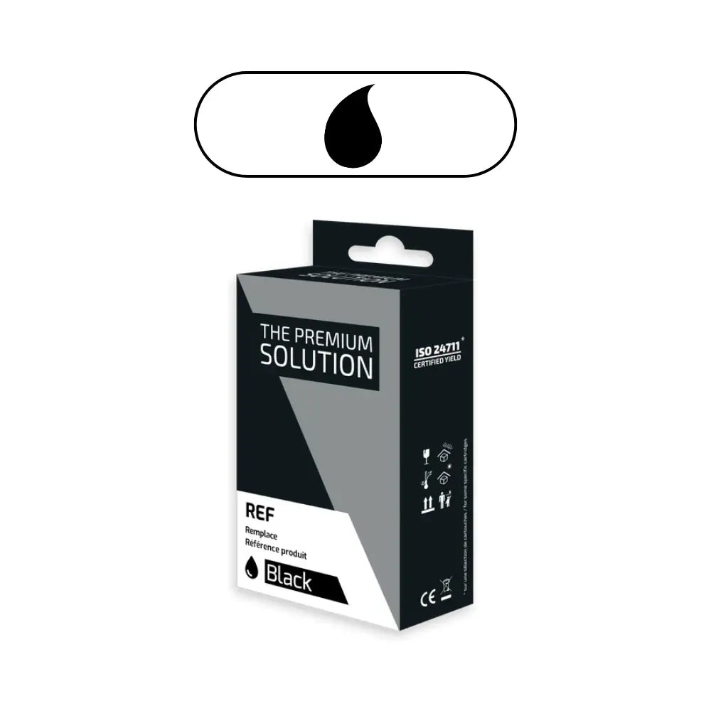 Cartouche Brother LC12E Noir compatible - Jet d’encre The Premium Solution