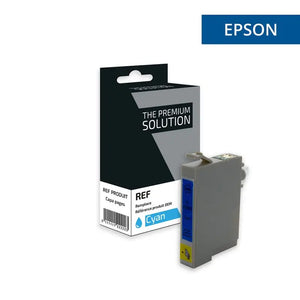 Epson T0712 Guepard Cartouche Cyan compatible équivalent à C13T07124011