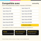 Imprimantes compatibles avec Epson T0715 Guepard Cartouche Pack 4 Couleurs remanufacturé équivalent à C13T07154012 · Switch RE