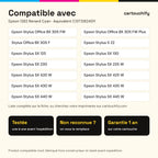 Imprimantes compatibles avec Epson 1282 Renard Cartouche Cyan compatible équivalent à C13T12824011