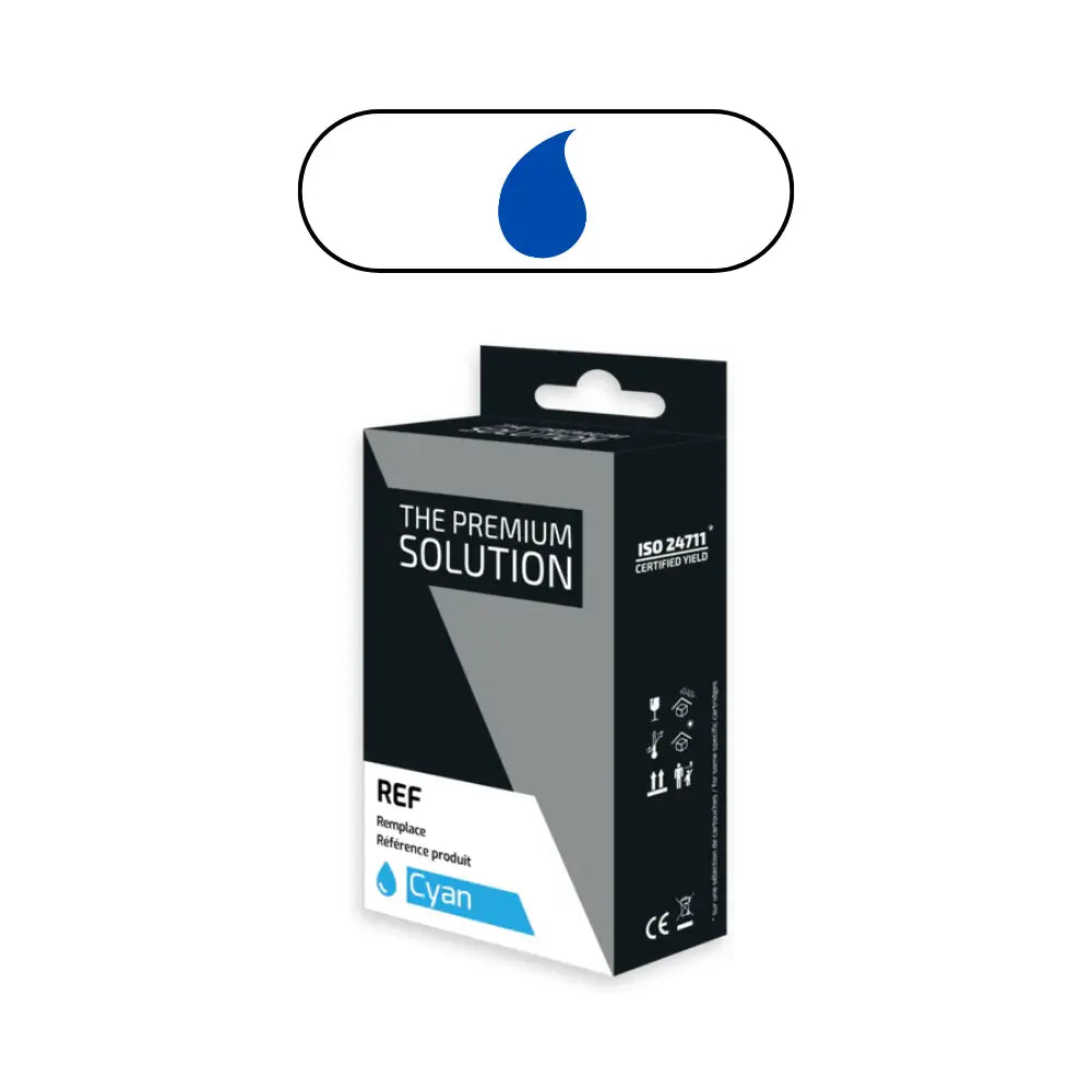Epson T1292 - POMME, Cartouche Cyan compatible - Jet d’encre The Premium Solution