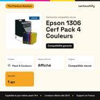 Epson 1306 Cerf Cartouche Pack 4 Couleurs compatible équivalent à C13T13054012 : caractéristiques