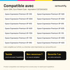 Imprimantes compatibles avec Epson 26XL Ours Polaire Cartouche Cyan compatible équivalent à C13T26324012