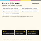 Imprimantes compatibles avec Epson 35XL Cartouche Cyan compatible équivalent à C13T35924010