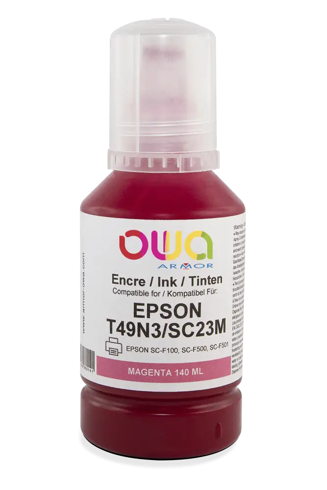 EPSON T49N - bouteille d’encre compatible - Magenta - Jet remanufacturé OWA