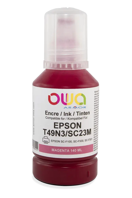 EPSON T49N - bouteille d’encre compatible - Magenta - Jet remanufacturé OWA